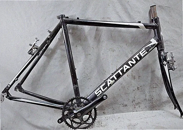 2010 Scattante Cyclocross Gravel Road Bike Frame Set Medium 57cm CX Black Double