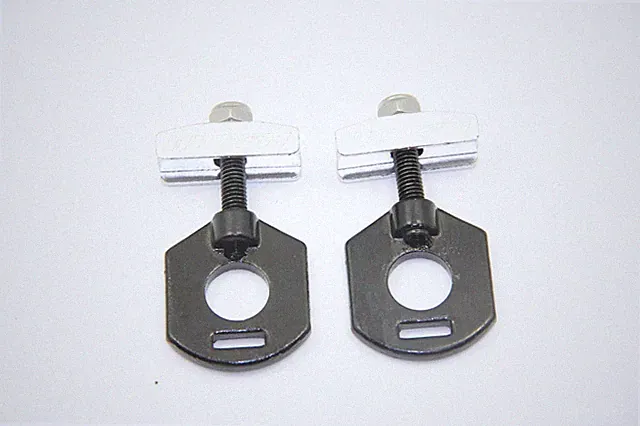 BMX Bike Bicycle Chain Adjuster Tensioner Hole 14mm 2pc