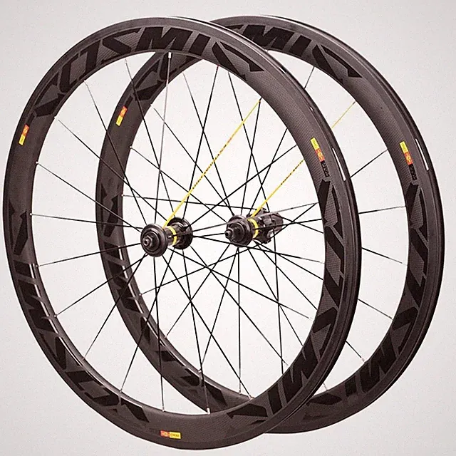 Cosmic 700C Carbon Fiber Wheelset 38/50/60mm V Brake Road Bike Front Rear Wheels