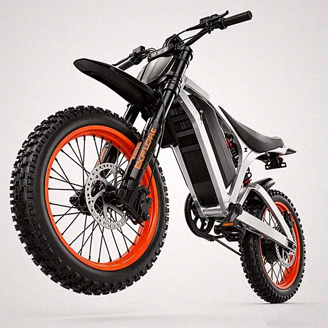 Electric Dirt Bike Adults, 14" Fat Tire 1500w 18ah Off-Road Ebike Max 60Miles