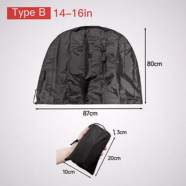 Folding Bike Travel Bag Bicycle Portable Transport Carrying Case for 14-16 Inch