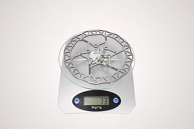 KCNC Razor Lightweight Disc Brake Rotor 140mm Silver MTB Gravel Road Cycling 73g