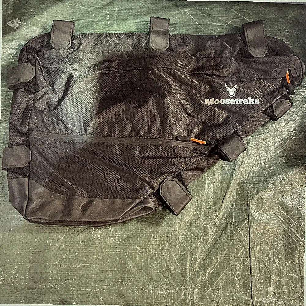 Moosetreks Frame Bag | Bicycle Bikepacking Touring Commuting Pack | 14L